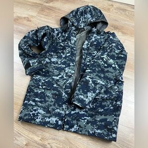 US Navy Gore Tex Waterproof Parka Raincoat